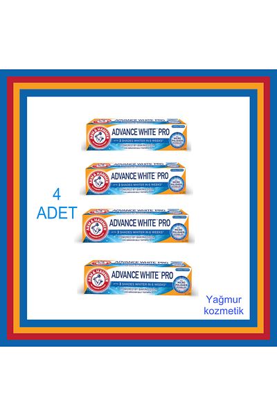 Arm&Hammer Advance White Pro Set of 4 Toothpaste - 75X75X75X75M