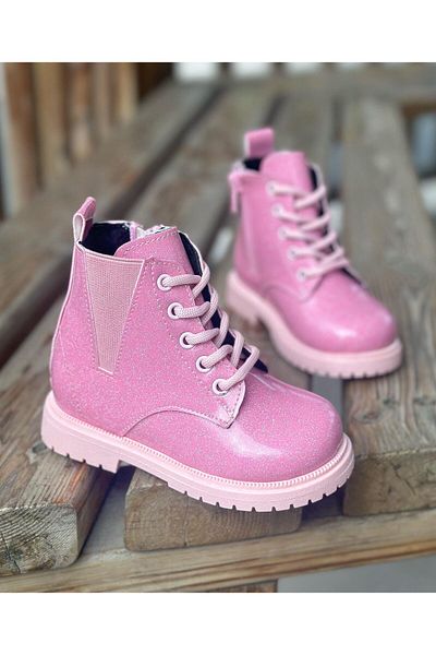 Surpie Shoes Παιδικές μπότες με φερμουάρ, Παιδικές μπότες με αντιολισθητική σόλα, ελαφριές μπότες σόλας