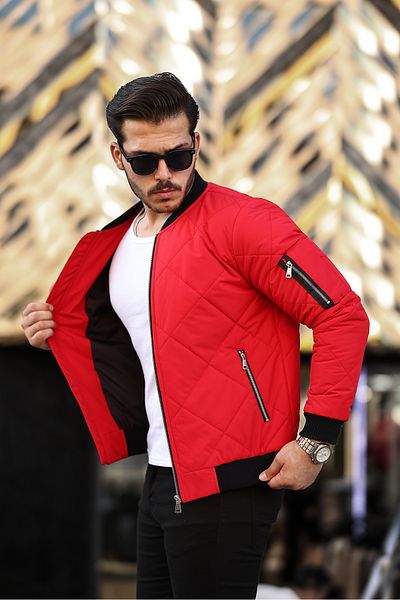 Boymen Men's College Coat Bomber Coat Winter Coat