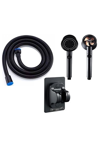 almital mobilya aksesuarları furniture accessories Setti Docia Siyah, 3'lü Se...