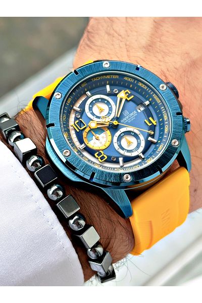 Naviforce Men's Wristwatch and Bracelet Gift
