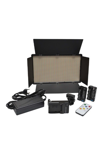 DP -LED 800 Pro Video Işık Panelli Kamera Işığı Youtube Video Işık iki adet Batarya + 2M Ayak