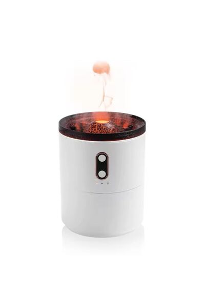 AET Oda Hava Nemlendirici 450Ml Led Işıklı Volkanik Aroma Difüzörü Buhar Makinesi