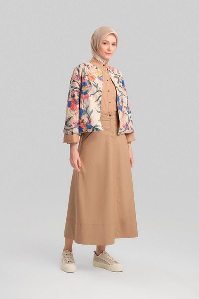 Armine Camel Double-Sided Jacket - 24Y5409 Model