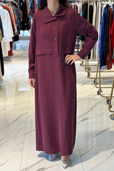 Nuss 2014 Model Plum Snap Dress