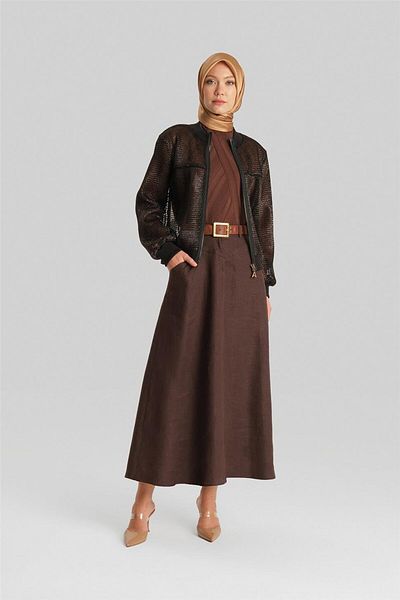 Armine 24Y5509 Model Number Black Jacket - Net Gold Effect