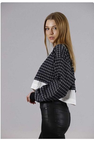 Semesia Match Shirt - Crop Sweatshirt