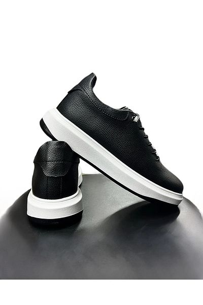 SUNSTEP Pantofi casual pentru bărbați din piele cu talpă înaltă