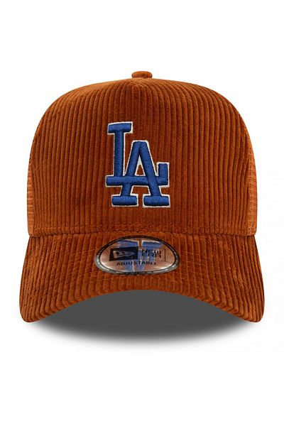 NEW ERA Mlb Cord Trucker Losdod Cap Кафява Unisex Шапка