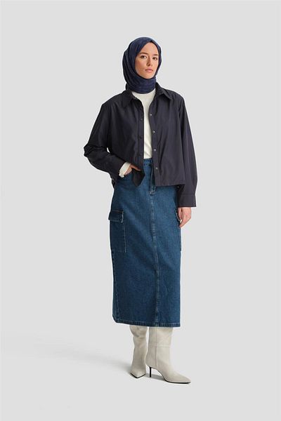 Armine Foldable Thin Jacket 24K5717 Navy Blue