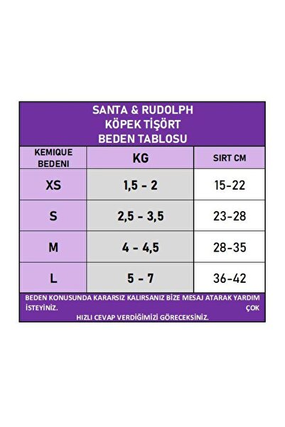 Kemique Santa and Friend Rudolph Köpek Tişörtü Yılbaşı Noel Christmas Köpek Elbisesi