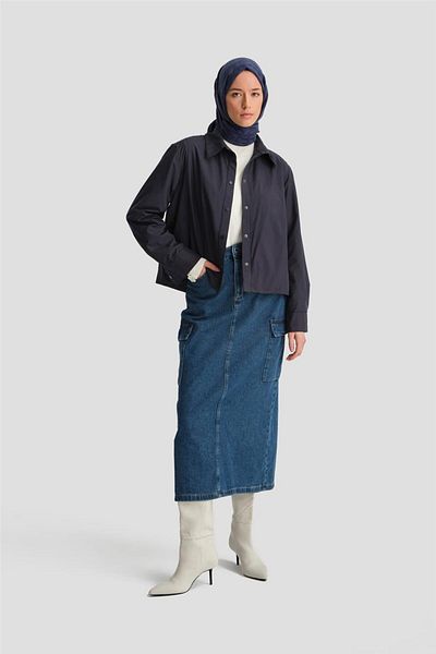 Armine Foldable Thin Jacket 24K5717 Navy Blue