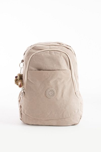 Çanta Trend Αδιάβροχο Υφασμάτινο Κρέμα Unisex Τσάντα Ύψος 40cm Πλάτος 28cm
