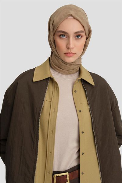 Armine Μπουμπονιέρα με ριμπ πέτο χακί - 24kd7522