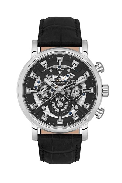 Daniel Klein Dk.1.13850-1 Otomatik Mekanizma Deri Kordon Çelik Kasa Erkek Kol...