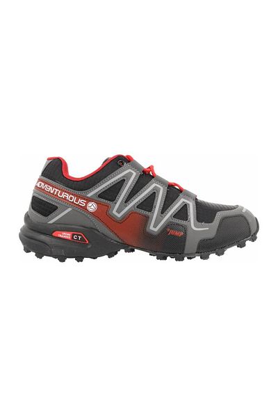 Jump 21513 Black Red Comfort Casual Sneakers