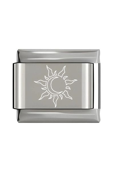 Sepetten Eve Moon Sun Model Steel Italian Charm