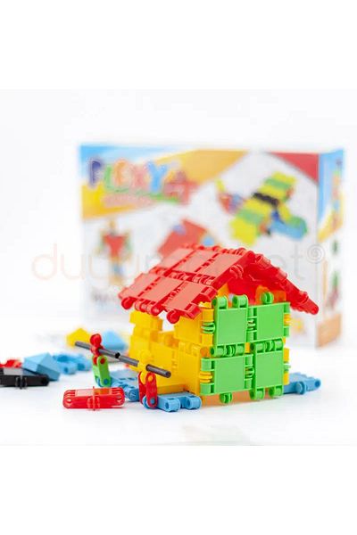 Tıfıl Toys 88 قطعة من الكتل التعليمية المرنة