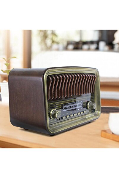 Hediye Kesesi Crownwell Ahşap Nostaljik Radyo