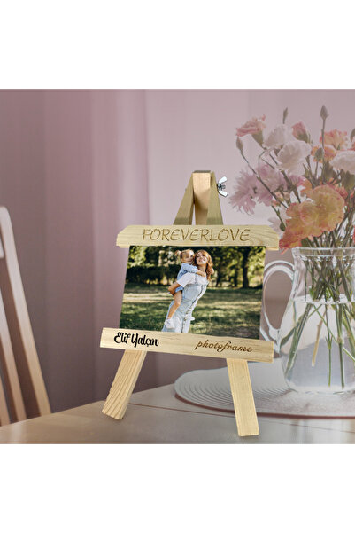 Hediye Kesesi İsim Kazımalı ve Fotoğraf Hediyeli Ahşap Şovalye Tuval Çerçeve ...