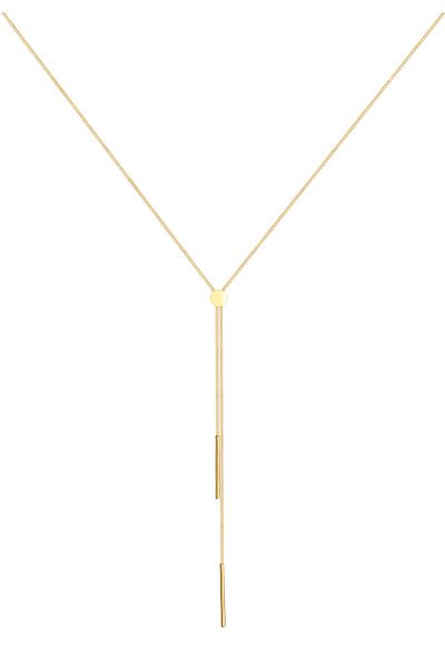 ELLI Halskette Damen Y-Kette Geo Stab Basic Trend Blogger in 925 Sterling Silber