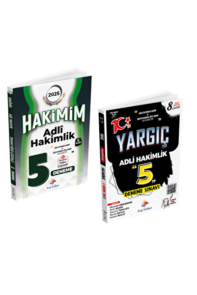 Dizgi Kitap Adli Hakimlik Yargıç Pdf Çözümlü ve Hakimim Video Çözümlü 5 Denem...