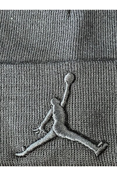 hamze Jumpman Вишита Чорна Колір Unisex Акрил Зимова Шапка