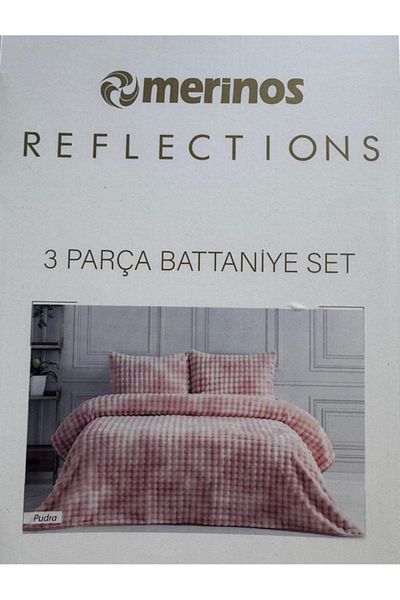 Reflections طقم بطانية Merino Merinös Reflections مكون من 3 قطع - Halci Haktan
