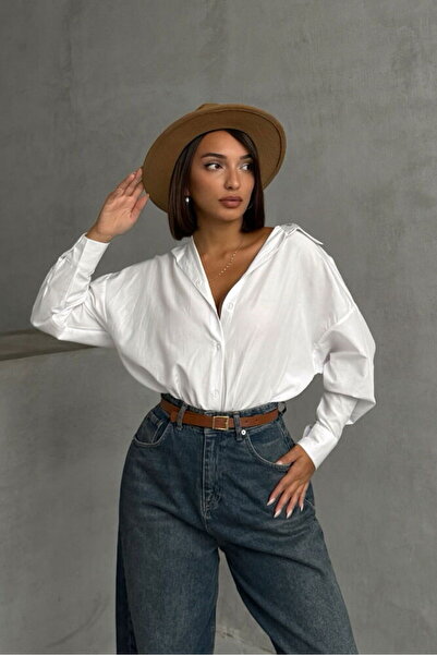 VERYMODA White Shirt with Appliqué Detail on the Back |   F1790