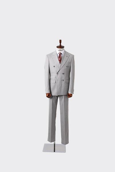 Kadir Büyükkaya Stylish and Comfortable Double Breasted Men's Suit - Viscose and Lycra Textured-Kaw1251S