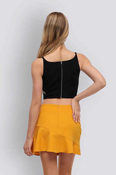 HOX'S Lulu | Volanlı Mini Etek - Sarı