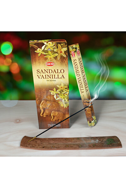 Hediye Kesesi Sandal Vanilya (Sandal Vanilla) Hexa 20'li Çubuk Tütsü