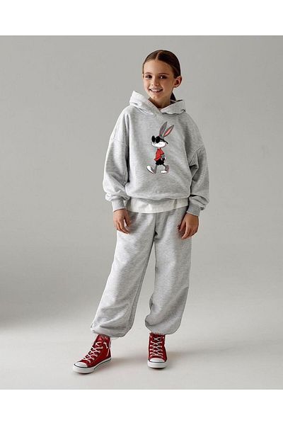 BENROMA Unisex Kids Tracksuit Set - Printed, Oversize Fit