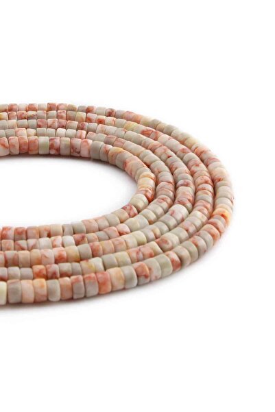 Uçar Doğaltaş Jasper Doğal Taş Parlak Dore Kesim 4x2mm Dizi [AA]