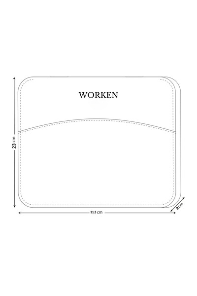 worken حافظة كمبيوتر لوحي مقاس 11-11.5 بوصة - مقاومة للماء والصدمات، جلد نباتي بنمط الفهد