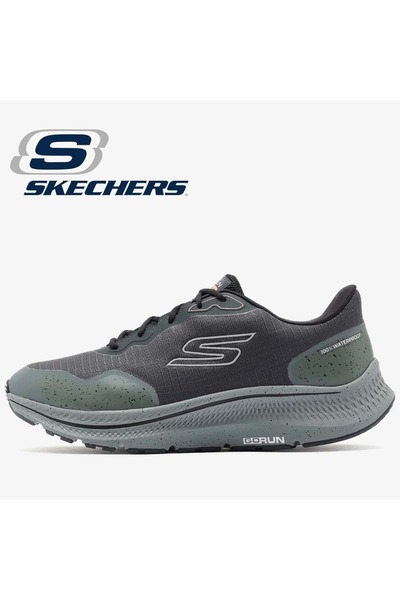 SKECHERS Go Run Consistent 2.0 - Piedmont 220874 Su Geçirmez Erkek Spor Ayakkabı FÜME