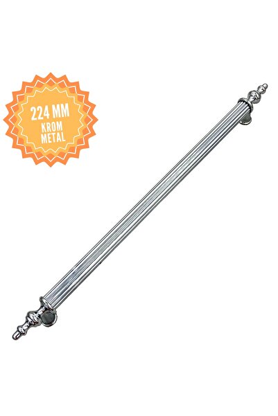 KOÇSAN Elif Chrome ručka 224 mm, luksuzna ručka za ormariće kuhinjskog namešt...