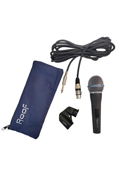 ROOF R-100 Kablolu Dinamik El Mikrofonu - 6.3 Mm Jaklı
