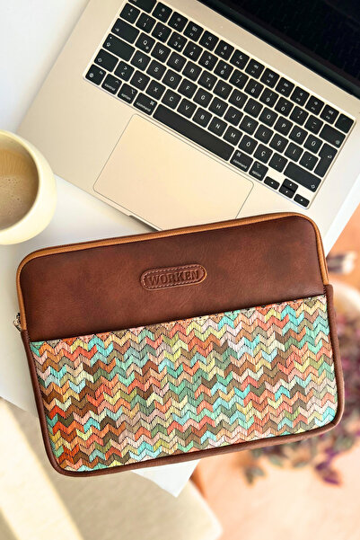 worken حافظة كمبيوتر لوحي مقاومة للماء مقاس 11 بوصة و11.5 بوصة - جلد نباتي مقاوم للصدمات ونمط مطبوع