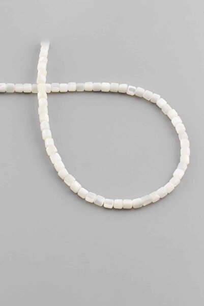 Uçar Doğaltaş Doğal Taş Parlak Beyaz Silindir Kesim 3x3mm Dizi [AA]