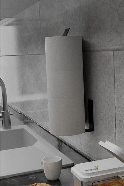DeYiDo Quality Stainless Steel Paper Napkin Holder, Towel Holder - Kitchen Bathroom Sink Multi-Purpose Hanger