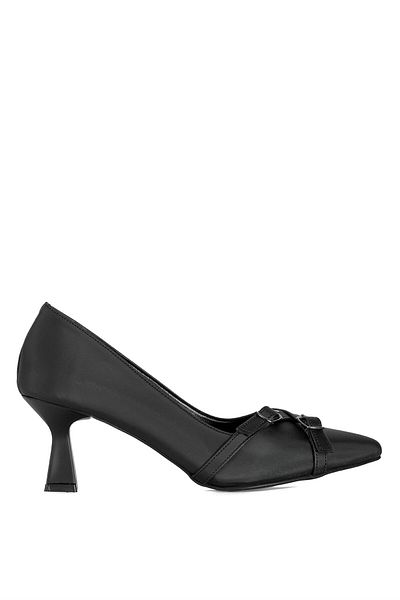 Ayakkabı Fuarı Elit Mst912V - Black Women's Heeled Shoes