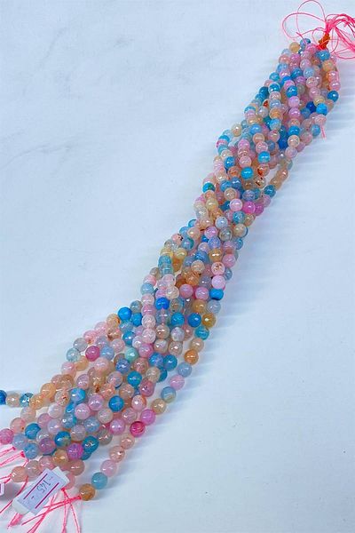 Hobigram Open Chakra Ceyt Faceted Cut Natural Stone 8 mm 1 Strand – Beads, Stylish Design, Women's Accessory – Beads