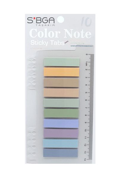sibga tasarım Transparent Colored Postit Post-it Post ItBookmark Bookmark Postit Sticker Note Paper 200 Sheets
