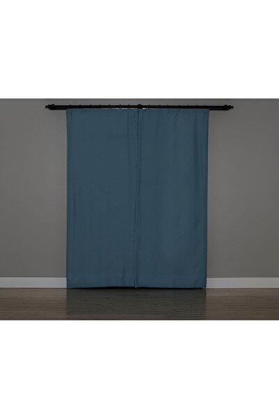 Gauze Fabric Design Φόντο Blackout Color Aquamarin - Με δυνατότητα συσκότισης κουρτίνας