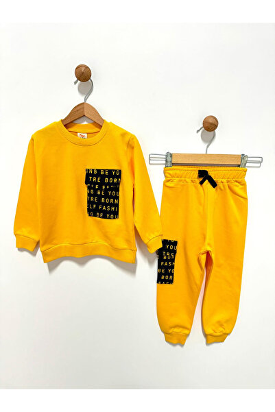 By Cwhr طقم بدلة رياضية موسمية للأولاد مصنوع من القطن بنسبة 100% مكونة من خيطين