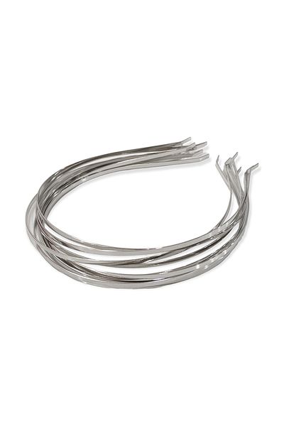 hobimon 10 Pcs - 3 mm Wire Crown - Silver