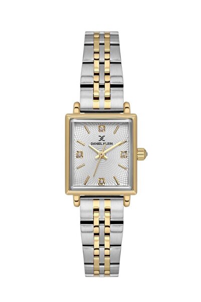 Daniel Klein DK.3.10024-5 ALTIN KAPLAMA KARE KADIN KOL SAATİ