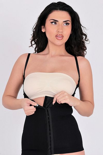 Lidyacottone Body Shaping Postpartum Lifting Firming Underbust Waist Corset with Straps