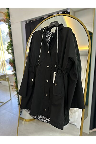 my312 Kadın Siyah Çift Taraflı Kap